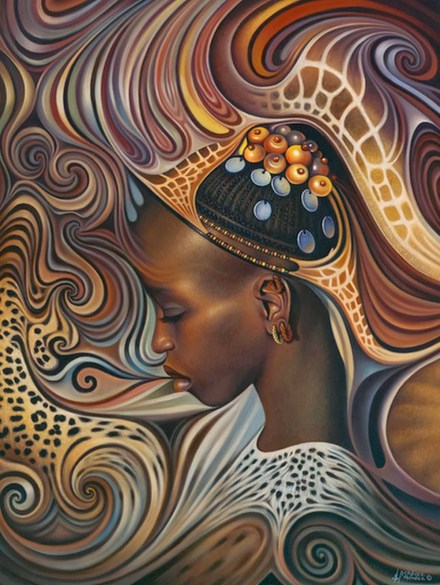 Painting by Ricardo Chavez Mendez